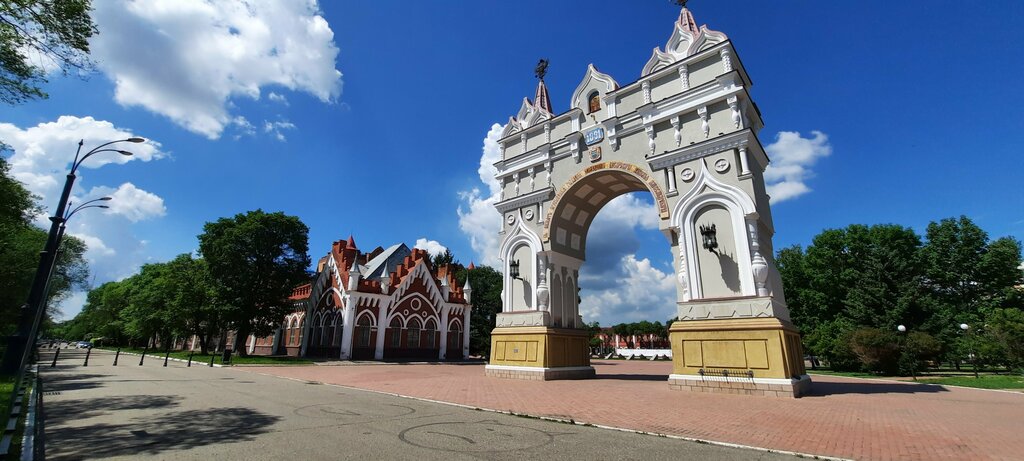 Landmark, attraction Триумфальная арка, Blagoveshchensk, photo