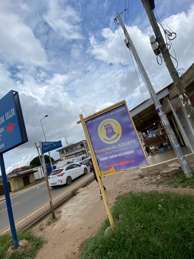 Billboard manufacturers The Methodist church Ghana Sign Board, Accra, photo