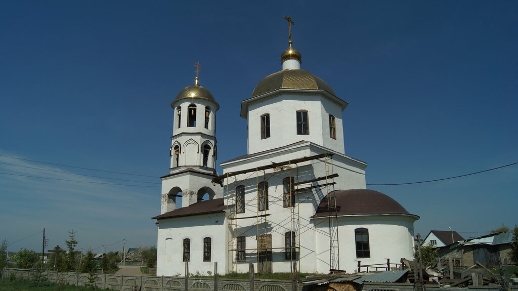 Православный храм Церковь Покрова Пресвятой Богородицы в Елховке, Самарская область, фото