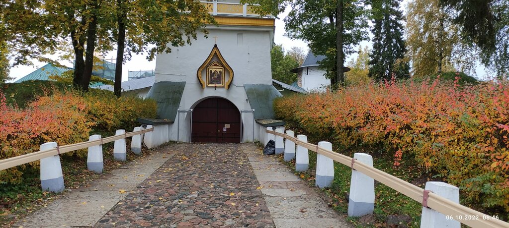 Landmark, attraction Никольская башня, Pechory, photo