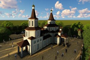 Orthodox church Храм святой Блаженной Матроны Московской, Donetsk, photo