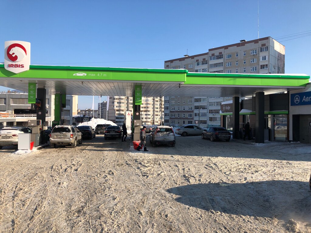 Ирбис заправки карта