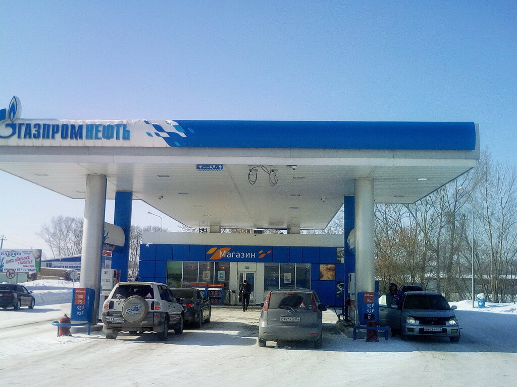 Gas station Gazpromneft, Iskitim, photo