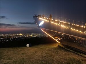 Лестница в небеса (Чеченская Республика, Грозный, Байсангуровский район), смотровая площадка в Грозном