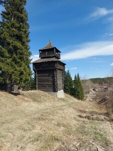 Бельская сторожевая башня (Irkutsk Region, Cheremkhovskiy rayon, Belskoye munitsipalnoye obrazovaniye, selo Belsk, Nagornaya ulitsa), landmark, attraction