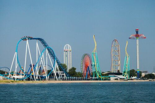 Amusement park Cedar Point, State of Ohio, photo