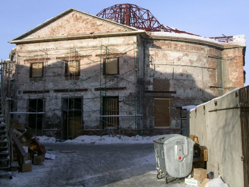 Панорама: Церковь святого Димитрия Ростовского, православный храм, площадь Спарт