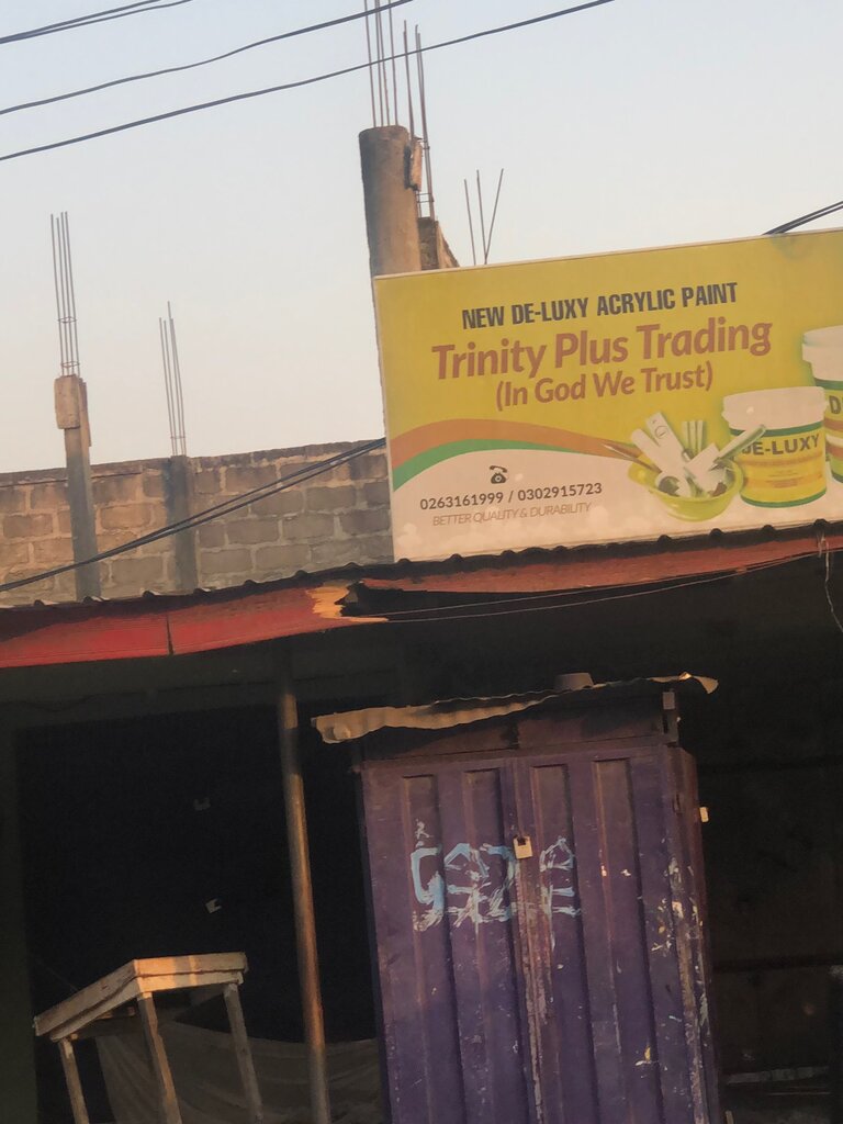 Paint equipment Trinity Plus Trading, Accra, photo