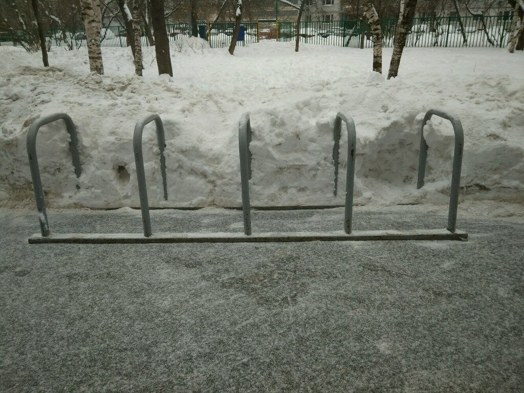 Bicycle parking Velosipednaya parkovka № 37061 Shkola № 950, Moscow, photo