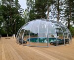 Павильоны для бассейнов (sadovodcheskoye nekommercheskoye tovarishchestvo Geran, Lesnaya ulitsa, 30), translucent constructions