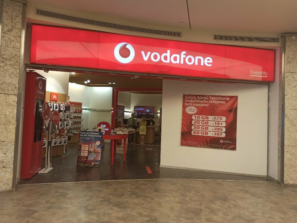 Mobile network operator Vodafone, Istanbul, photo