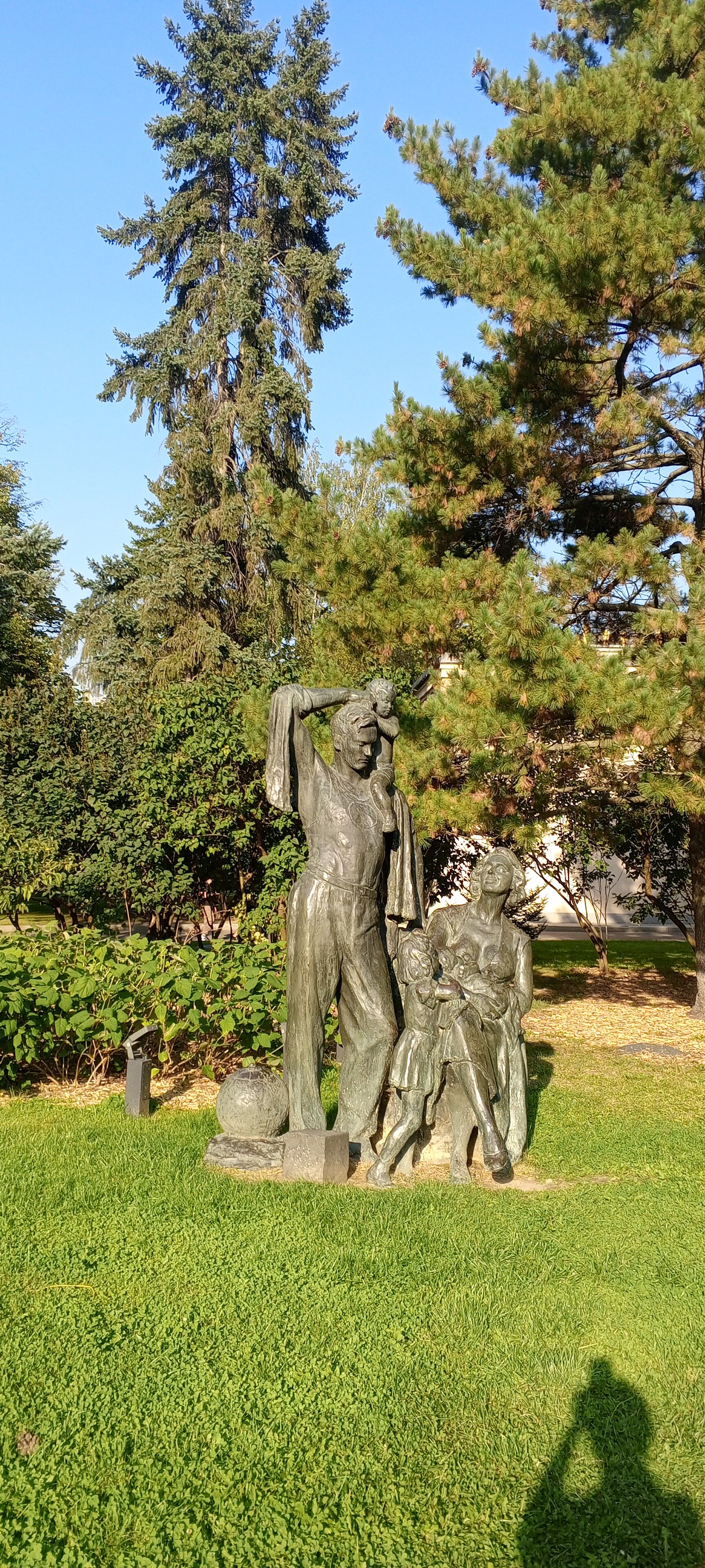 Семья натуристы 