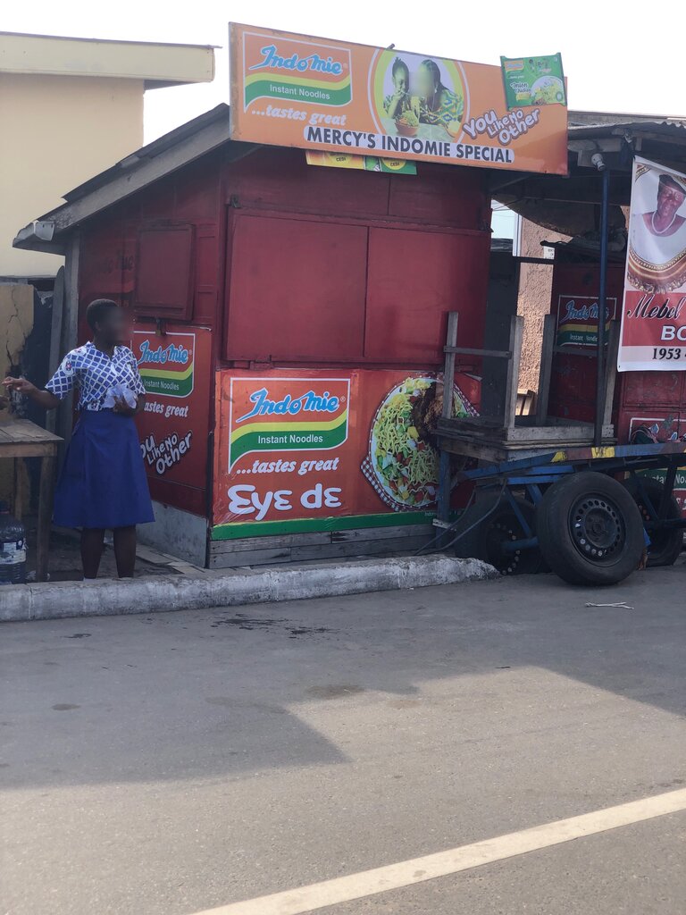 Fast food Mercy’s Indomie Special, Accra, photo