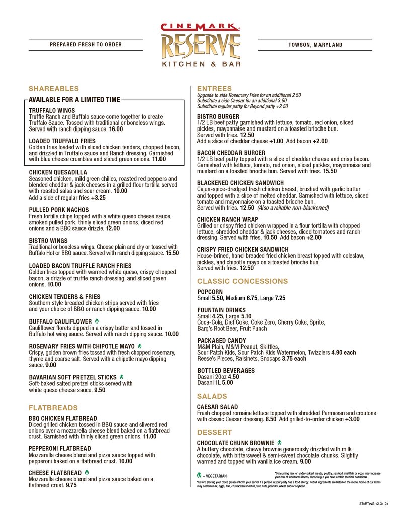 Бар Reserve Kitchen & Bar - Towson, Штат Мэриленд, фото