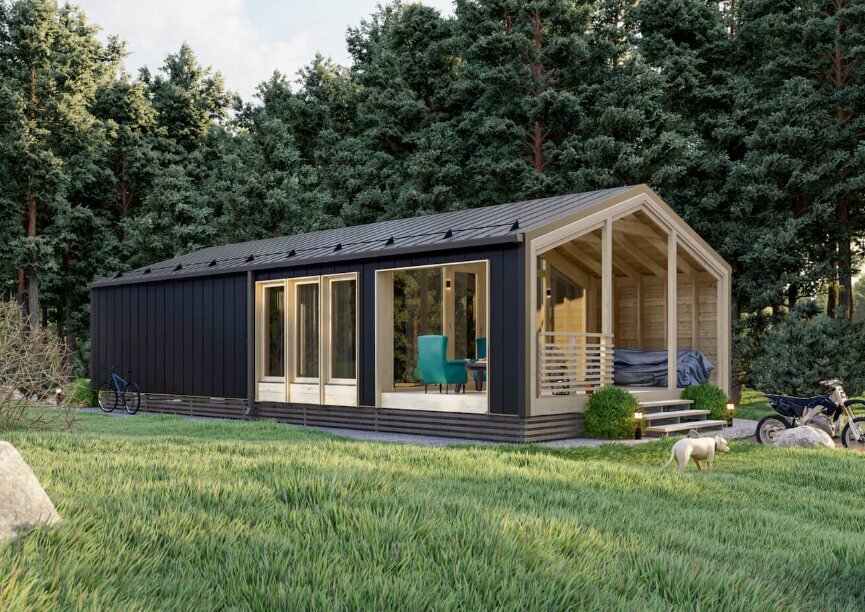 Construction of country houses and cottages SkandinavKarkas, Tula, photo