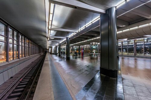 Metro Vorobyovy Gory (Moscow, Sokolnicheskaya Line, Vorobyovy Gory metro station), metro station