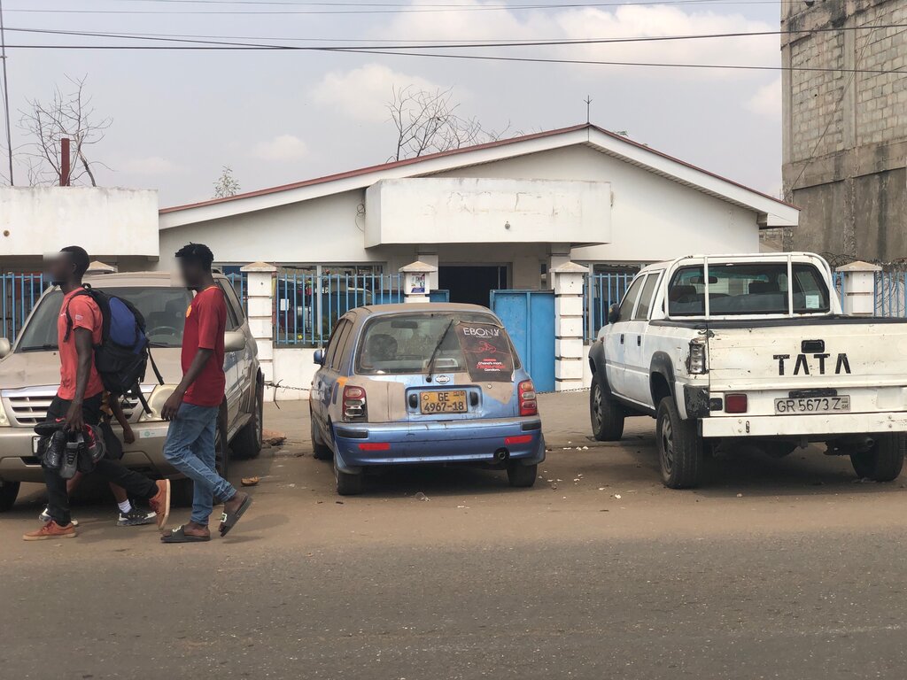 Banking service point UniBank, Accra, photo