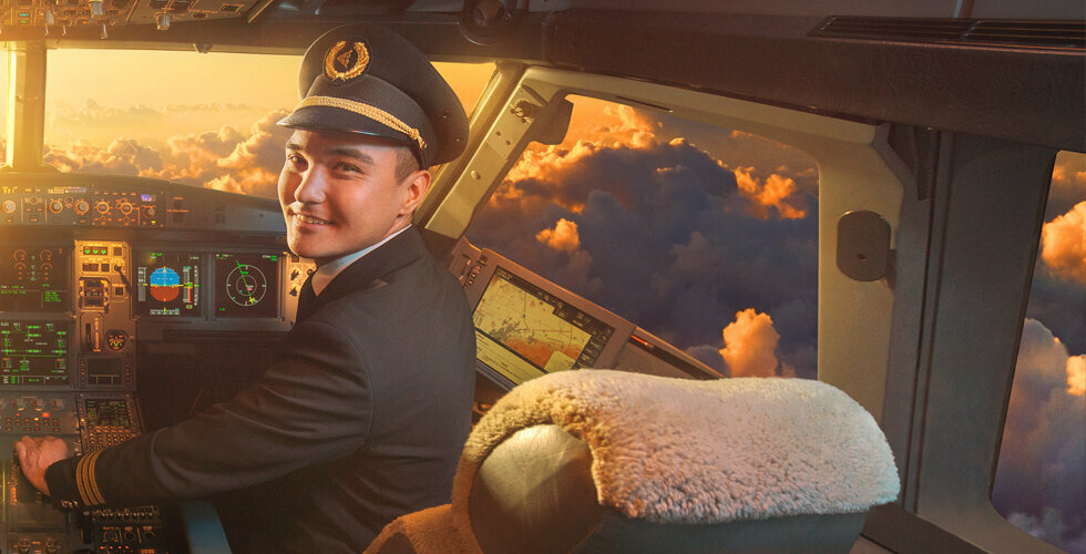 Airline Air Astana, Dubai, photo