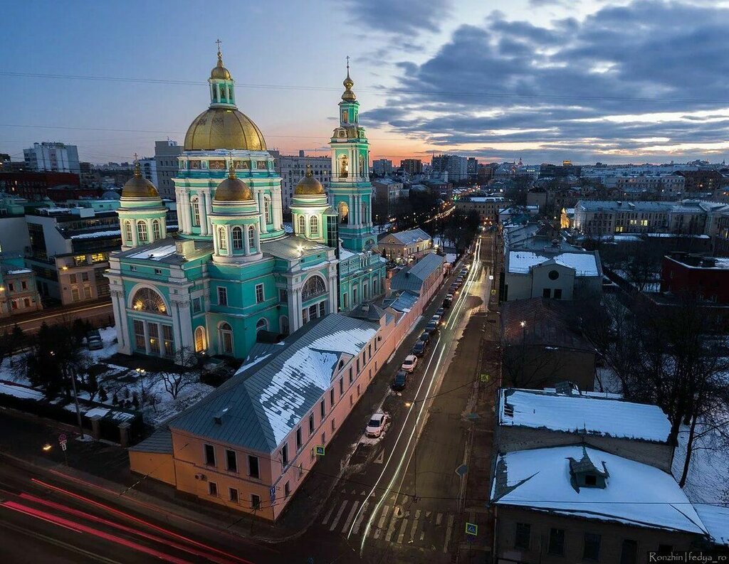 Православный храм Кафедральный собор Богоявления Господня, Москва, фото