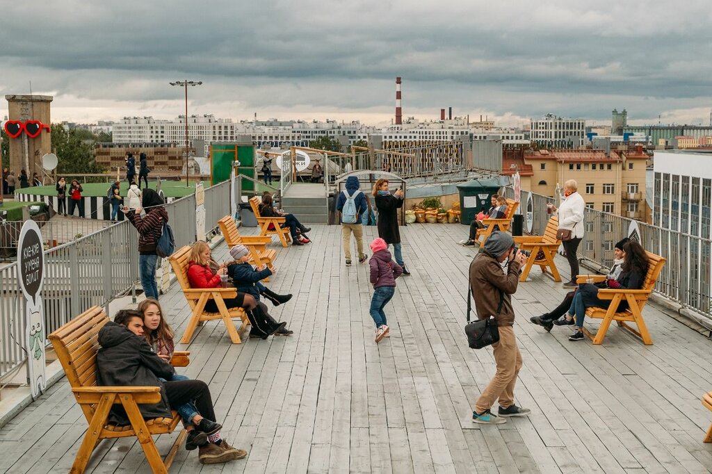 Seyir terası Loft Project Etagi, Saint‑Petersburg, foto