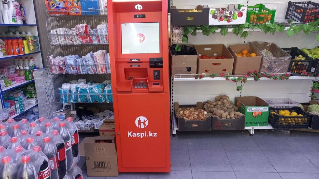 Payment terminal Kaspi Bank, Chimkent, photo