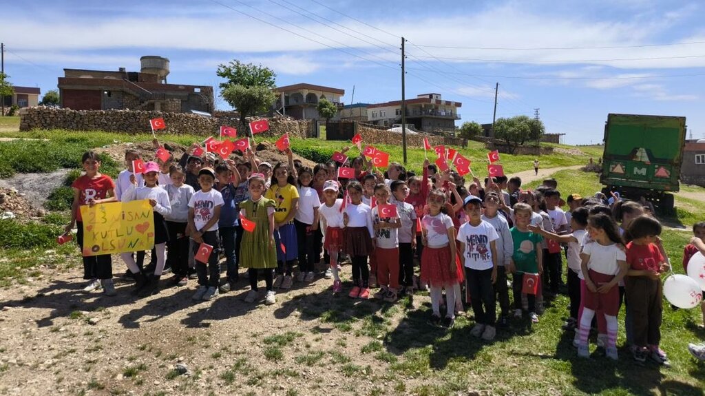 Primary school Yazcicegi Primary School, Cinar, photo