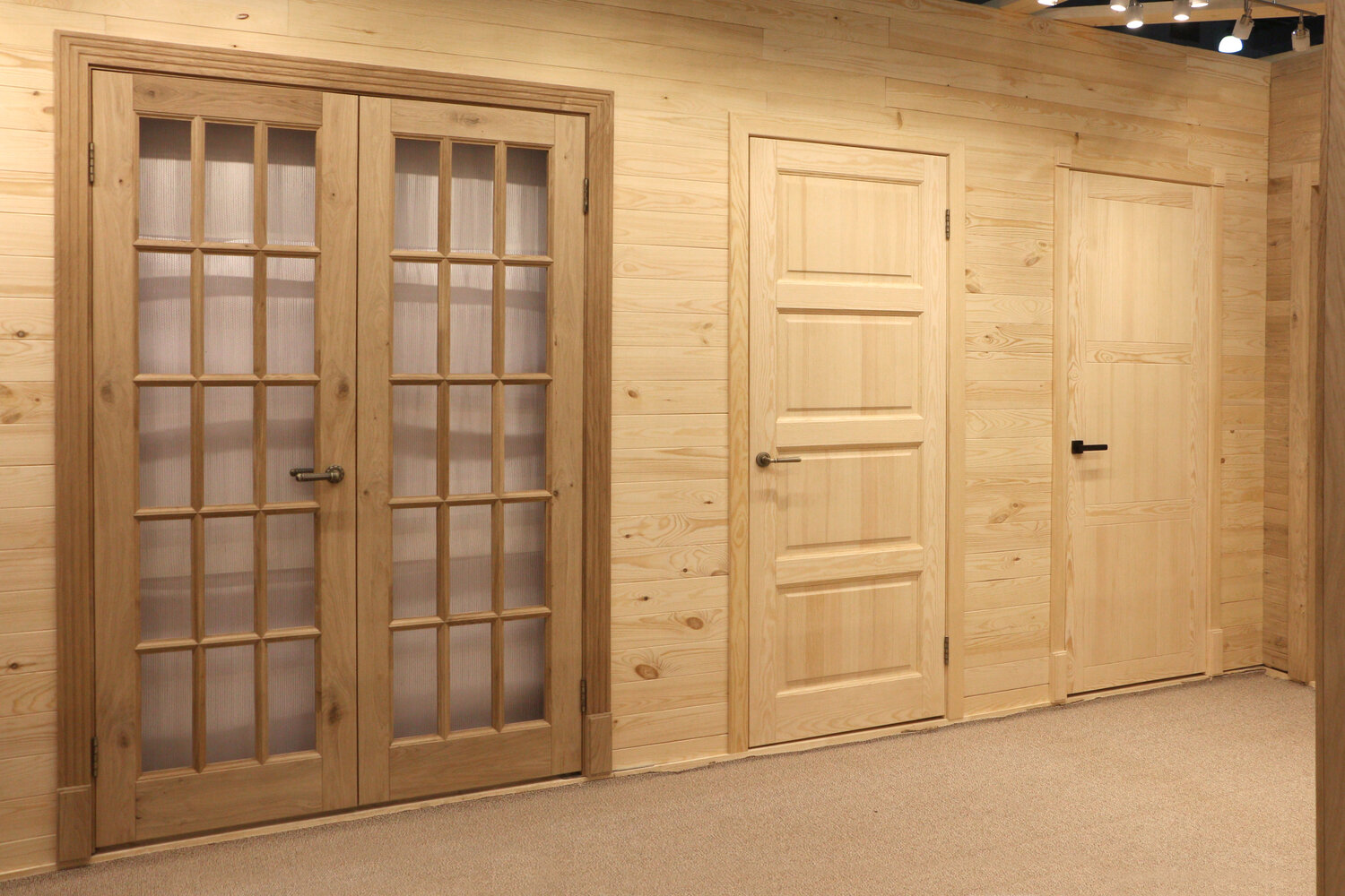 Деревянная дверь от партнёра - вариант 2