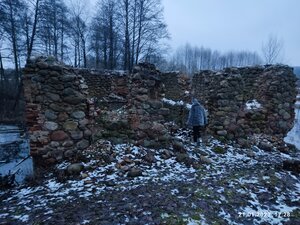 Руины водяной мельницы (Гродненская область, Дятловский район, Дворецкий сельсовет, агрогородок Дворец), достопримечательность в Гродненской области