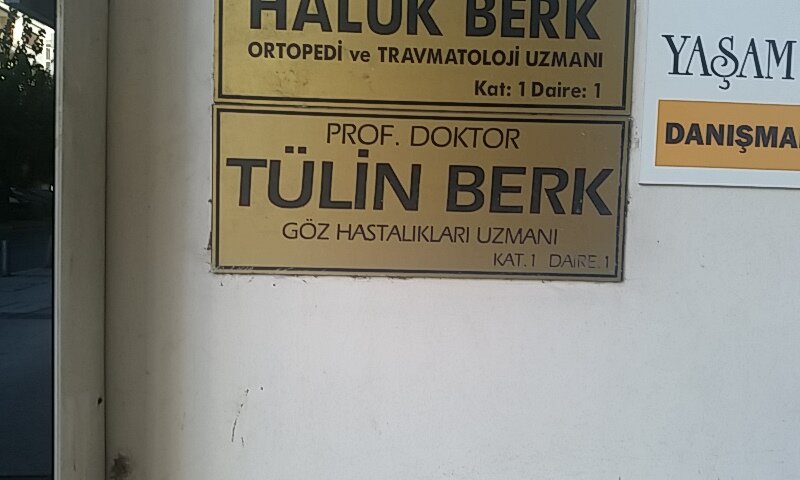 Private practice doctors Prof. Dr.  Tulin Berk, Izmir, photo