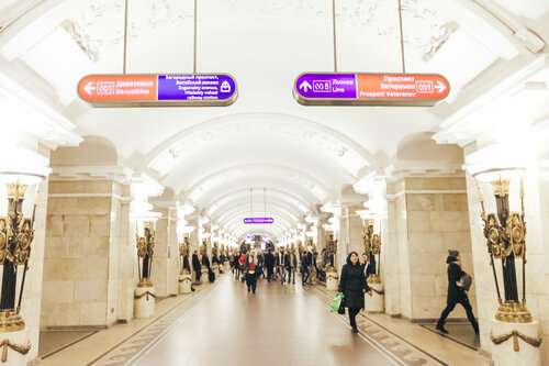 Metro Pushkinskaya (Saint Petersburg, Zagorodniy Avenue, 52А), metro station