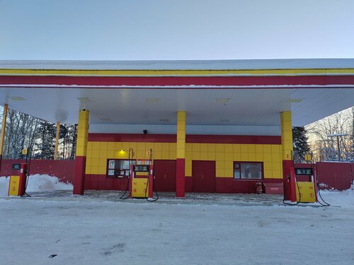 Gas station АЗС, Saint‑Petersburg and Leningrad Oblast, photo