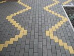 Trotuarnaya plitka (selo Tavrovo, Komsomolskaya Street, 1), baldosas de pavimentación