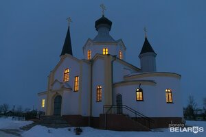 Крестовоздвиженская церковь (Ленинская ул., 92), православный храм в Костюковичах