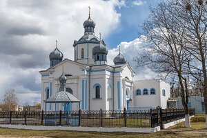 Храм Покрова Пресвятой Богородицы (Московская ул., 6, агрогородок Довск), православный храм в Гомельской области