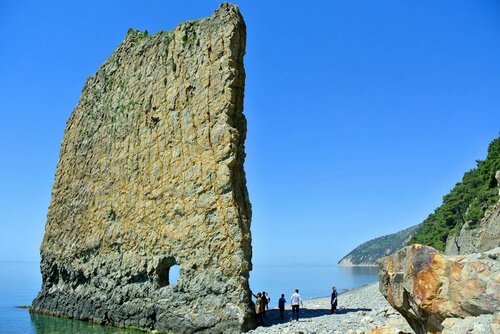 Достопримечательность Скала Парус, Краснодарский край, фото