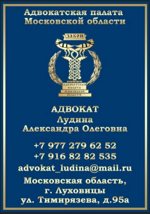 Адвокат Лудина А. О.