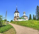 Tserkov Petra i Pavla V Lekshmozere (derevnya Morshchikhinskaya (munitsipalnoye obrazovaniye Pechnikovskoye), Zapadnaya ulitsa, 2А) ، كنيسة أرثوذكسية