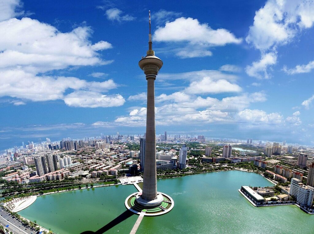 Landmark, attraction Тяньцзиньская телебашня, Tianjin, photo