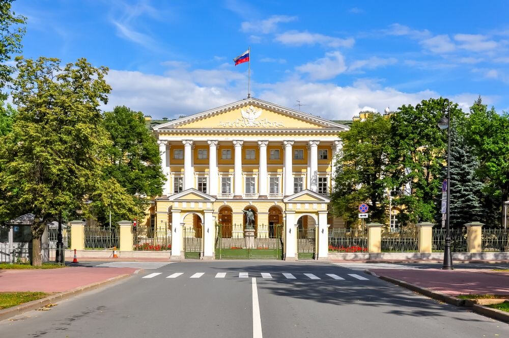 Landmark, attraction Smolny Institute, Saint Petersburg, photo