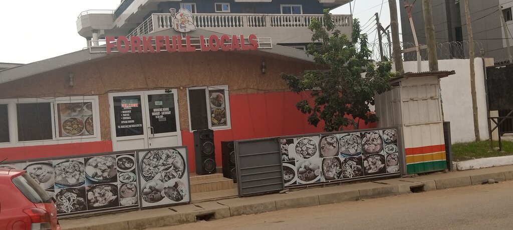 Canteen Forkful locals, Accra, photo