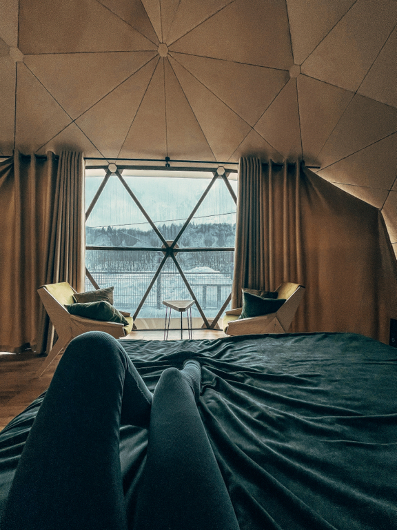 Фото Купольные дома-сферы на ферме