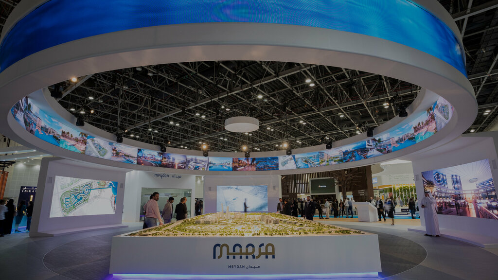 Organization and maintenance of exhibitions Action Impact, Abu Dhabi, photo