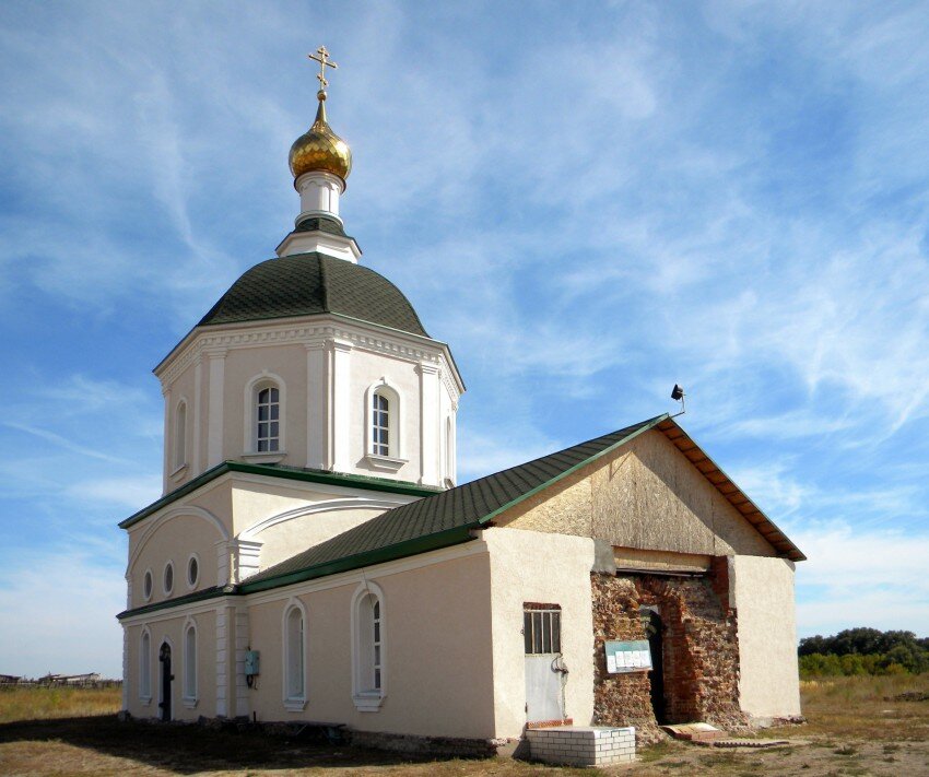Церковь Троицы Живоначальной, orthodox church, khutor Beryozovka 1-ya, Naberezhn