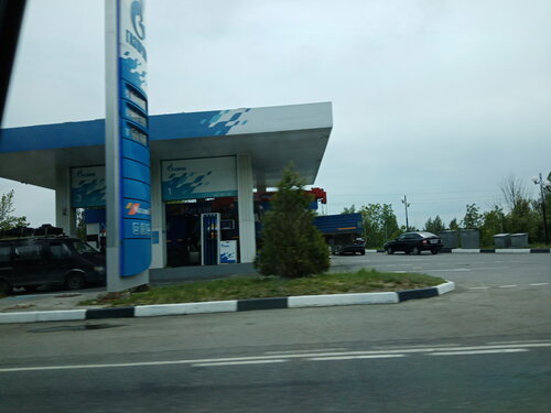 محطة وقود Gazprom ، مقاطعة ليبيتسك، صورة