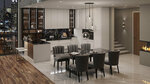 Zetta (Moscow, Simonovsky Val Street, 12к2) ، أثاث المطبخ