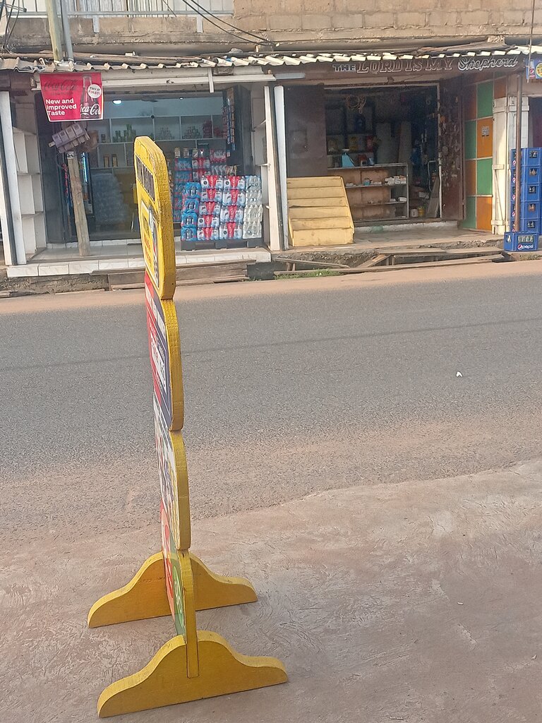 Auto accessories The lord is my shepherd, Accra, photo