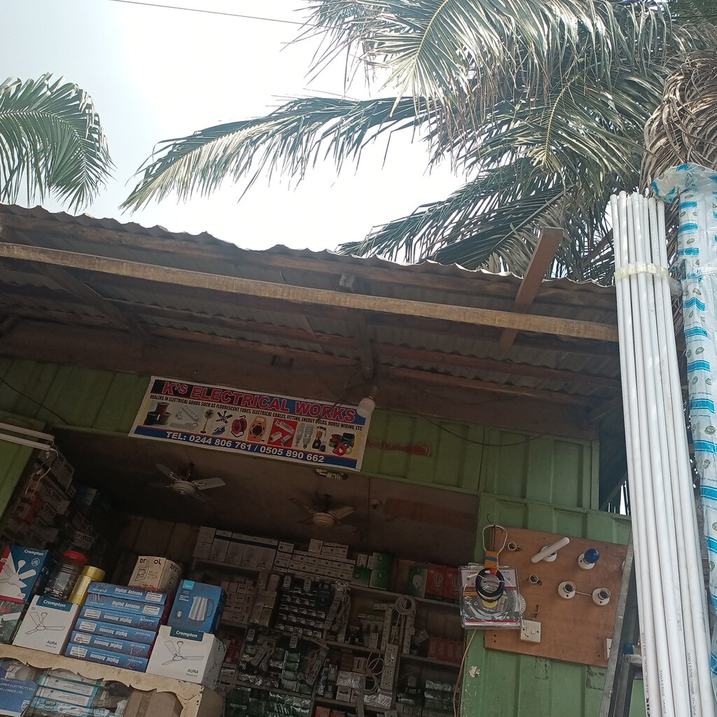 Electrical equipment repairs K's Electrical Works, Accra, photo