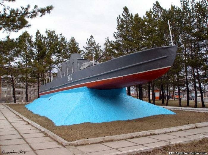 Monument, memorial Морякам-амурцам, героям Великой Отечественной войны, Khabarovsk, photo