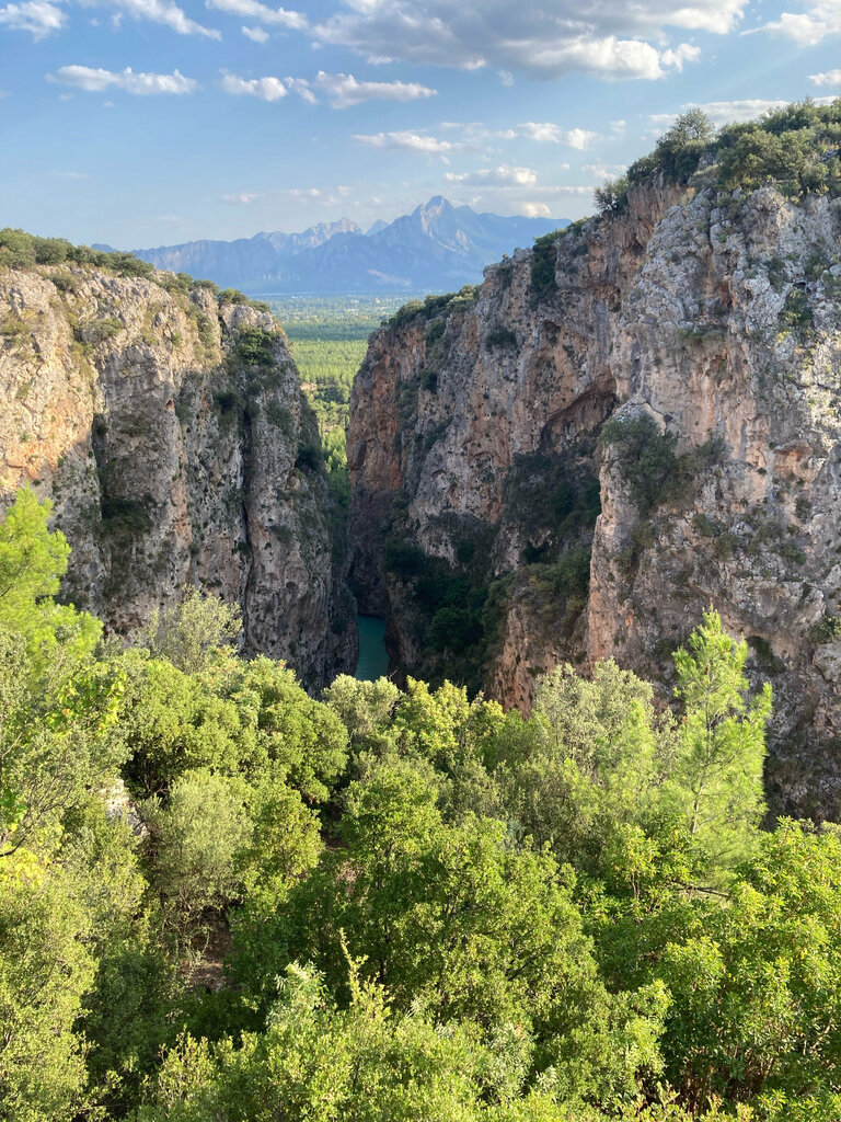 Turistik yerler Kapuz Kanyonu, Konyaaltı, foto