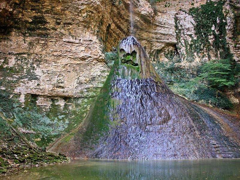 Водопад Шакуранский водопад, Гулрыпшский район, фото